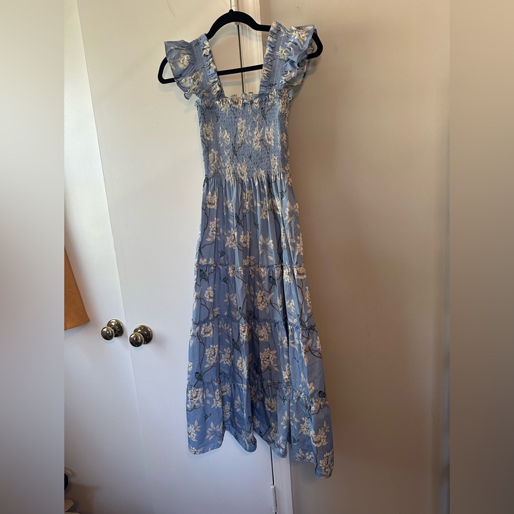 Hill House Diane Hill Blue Chinoiserie Ellie Nap Dress ๐ค๐ฉต Size XS - Picture 2 of 7
